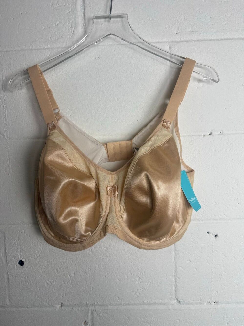 Goddess Yvette Women’s Bra 42G Nude Beige Full Coverage Underwire NWT